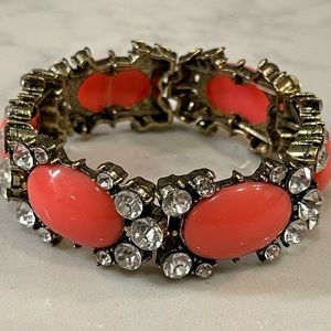 Coral Statement Bracelet